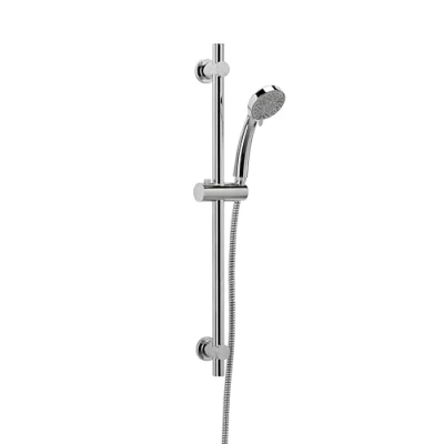 Image de Croydex Set de Douche 3 Jets avec douchette/Flexible/Colonne Chrome