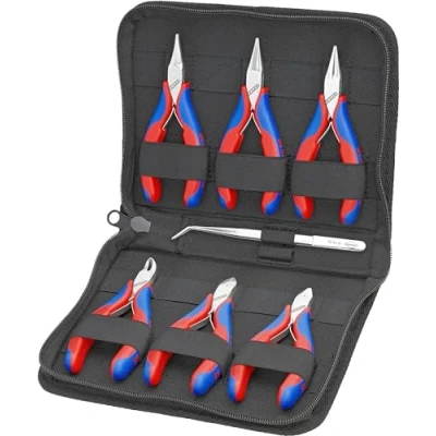 Image de Knipex Jeu de pinces électroniques avec outils pour travaux sur composants 00 20 16