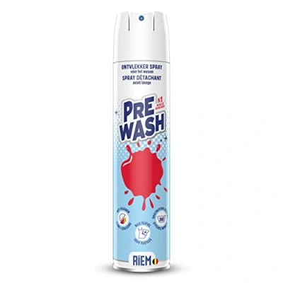 Image de RIEM Pre Wash 300 ml Spray Détachant Avant Lavage Blanc et Couleurs Tous Textiles Même à Basse Température dès 30C