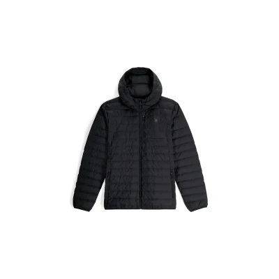 Image de Spyder Zenith Hooded Doudoune, Homme, Taille: Small, Black