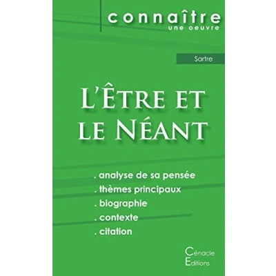 Image de Fiche de lecture L&#039;Être et le Néant Jean Paul Sartre (Analyse philosophique référence résumé complet)
