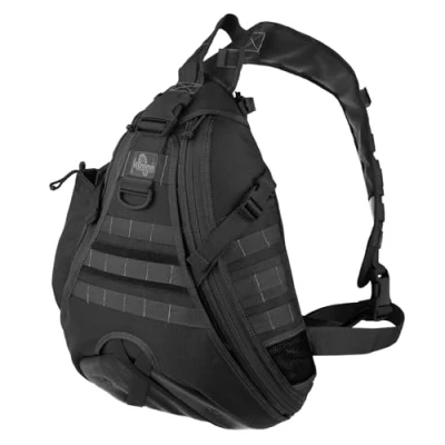 Image de Maxpedition Gearslinger Monsoon Sac à bandoulière Unisexe, Noir, Taille Unique