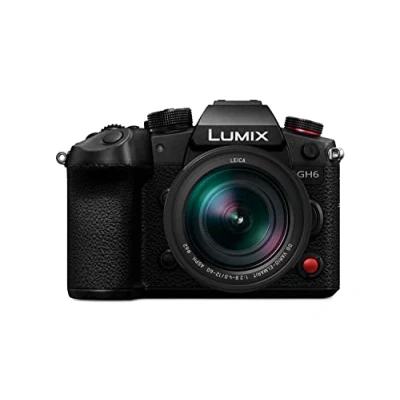 Image de Panasonic Lumix GH6L Appareil photo Hybride Expert + Objectif Leica 12 60mm (Capt 4/3 25MP, Vidéo illimitée, 5.7K 60p / C4K 422 10bit, ProRes, Slow Motion 4K 120p) Version Française