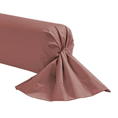 Image de Taie de traversin Unie percale Coton, Royal Line, 43x190cm, Essix