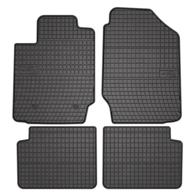 Image de FROGUM 0801 Ensemble de tapis sol Caoutchouc avant et arrière 4 noir Sur mesure