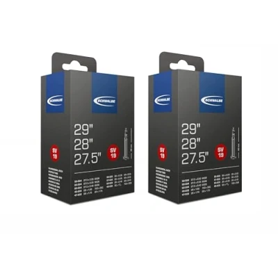 Image de Schwalbe SV19 Tube Unisex Adult, Noir, 27,5 29&quot;