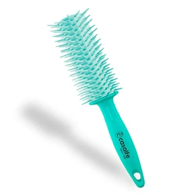 Image de Brosse Pro Curly anti traction pour cheveux bouclés/rebelles à avec pointes souples et nano texturées Prévient la casse des Couleur Tiffanys Casalfe