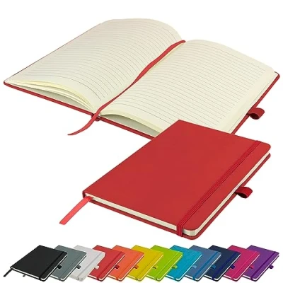Image de Carnet de notes A5 nouveau bloc à couverture rigide (rouge)