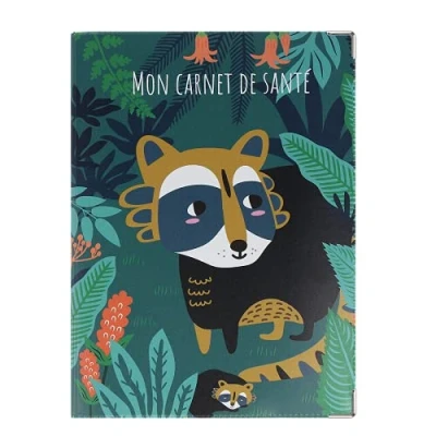 Image de Color Pop® Etui carnet de santé pour ENFANT (Imprimé Renardeau) Fabrication française En PVC 22 X 16 CM