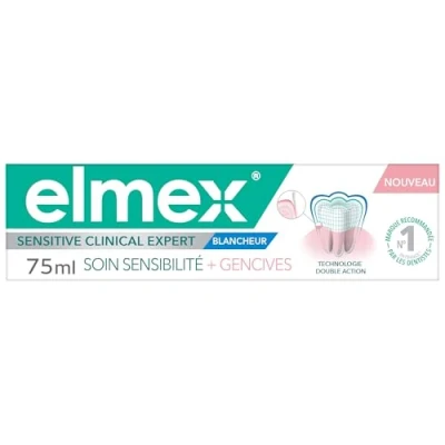 Image de Elmex Dentifrice Soin Sensibilité plus Gencives Blancheur protège les dents sensibles avec une utilisation continue 75mL