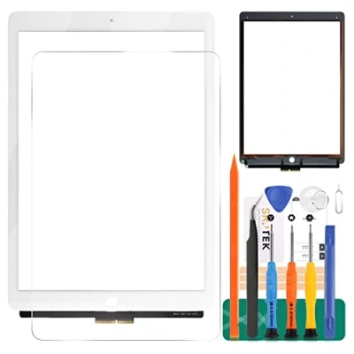 Image de Pour iPad Pro 12.9 2015 1st 1 Écran Tactile Remplacement A1652 A1584 Digitizer Capteur Panneau Lens Kit (sans LCD) (Blanc)