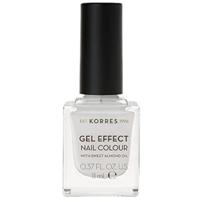 Image de Korres Geleffekt Nagellack Vernis à ongles, Femme, Taille: 11 ml, Blanc white 01
