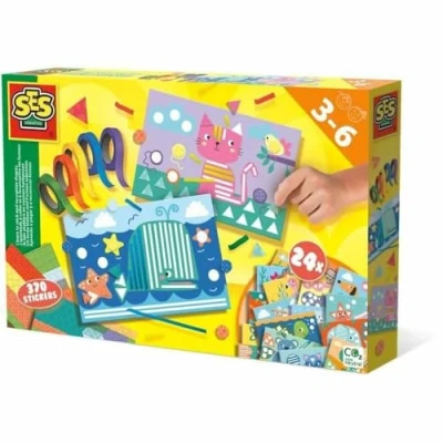 Image de SES Creative 14632 I Learn to Stick and Recognize Shapes