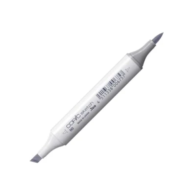 Image de COPIC Sketch N 0, Neutral Gray No. Twin Marker avec une pointe moyenne et pinceau