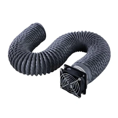 Image de Creality Officiel Tuyau d&#039;échappement avec ventilateur, Kit d&#039;extraction d&#039;air de 2 mètres Pour boîtier d&#039;imprimante 3D Ender Plus et graveur laser