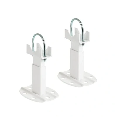 Image de Paire de fixations au sol pour radiateurs en aluminium, avec une capacité charge allant jusqu&#039;à 200 kg par fixation. Système anti décrochage avancé sécurité maximale.