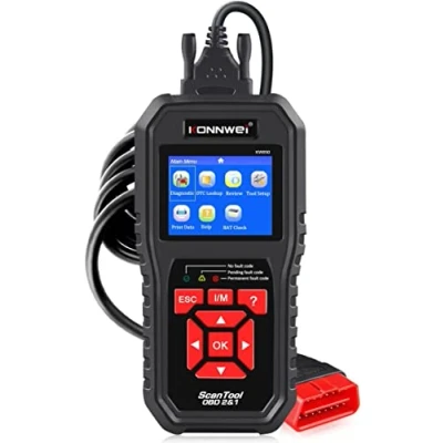 Image de KONNWEI Outil de Diagnostic OBD2 Universel pour Les protocoles européens OBD II/EOBD après 2003 (OBD2 Tool Universal Car Fault Code Reader for European Protocols After 2003)