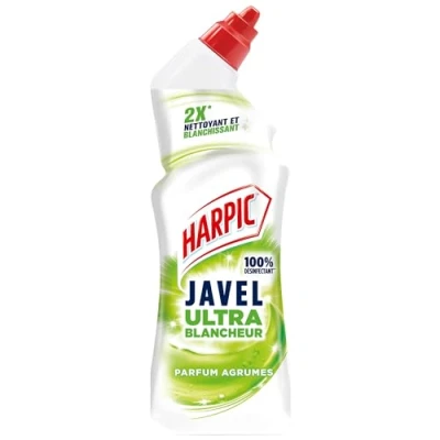 Image de Harpic gel WC javel ultra blancheur parfum agrumes 750ml