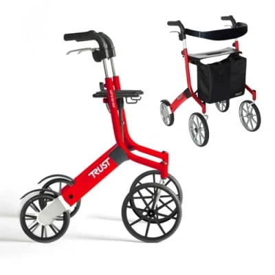 Image de Trustcare Let&#039;s Go Out Store roulant Rouge/Noir