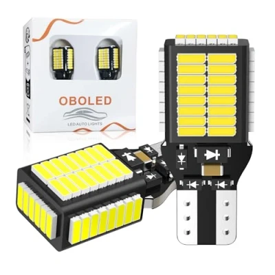 Image de OBOLED T15 LED Ampoule CANBUS Sans Erreur W16W 921 912 906 54SMD pour Voiture Feux de Recul Stationnement Sauvegarde Inversée Lumière 12V 24V Blanc 6500K