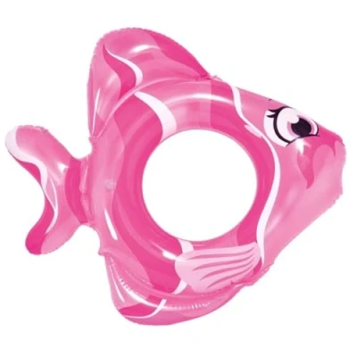 Image de BLUE SKY Bouée Poisson Gonflable 069304 Couleur Aléatoire Plastique 23 cm de Diametre Jouet Enfant Jeu Plein Air Piscine À Partir 3 Ans