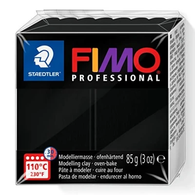 Image de Staedtler Fimo Professional Pain Pâte à Modeler 85 g Noir