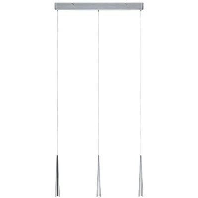 Image de Paulmann 70930 LED luminaires en suspension Gutta incl. 3x7 watts gradable lampe suspendue Alu brossé éclairage de plafond Métal 2700 K