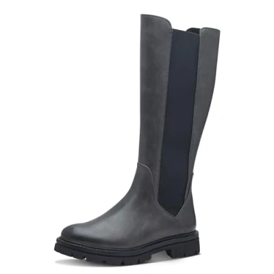 Image de MARCO TOZZI Bottes Longues pour Femme 2 25610 43 Tendance, DK Grey Comb, 36 EU