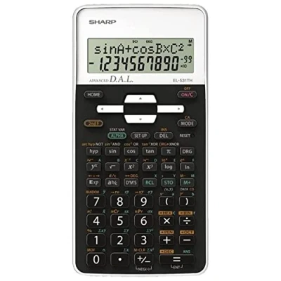 Image de Sharp Calculatrice Scientifique SH EL531THBWH