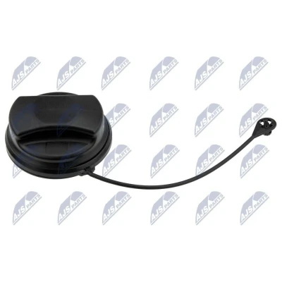 Image de NTY EZC PL 043 Bouchon, réservoir de carburant Matière plastique noir, blanc avec joint d&#039;étanchéite OPEL: Corsa D 3/5 portes, Meriva B