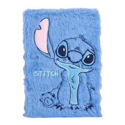 Image de CERDÁ LIFE&#039;S LITTLE MOMENTS Stitch Plush Design Notebook Bleu Format A5:A5 Inspiré par The Naughty Produit original conçu en Espagne