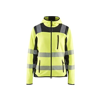 Image de Blaklader 49672120 VESTE TRICOTÉE POUR DAMES HI VIS, jaune/noir, taille XS