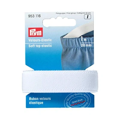 Image de Prym Soft Top Elastic 20 mm White