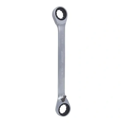 Image de Ks Tools 503.4578 Clé polygonale à cliquet réversible Gamme GEARplus® 17 x 19 mm En chrome Vanadium Finition Satinée