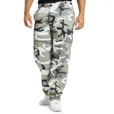 Image de Brandit Ranger Pantalon cargo, Homme, Taille: Medium, Snowcamo