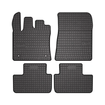 Image de Tapis de Sol Compatible avec Renault Captur 2019 2022 Caoutchouc Noir