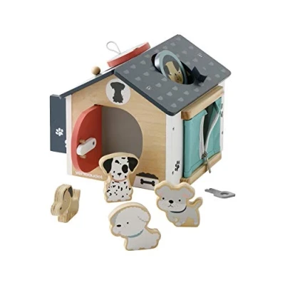 Image de VERTBAUDET Niche des Ouvertures en Bois Multicolore TU