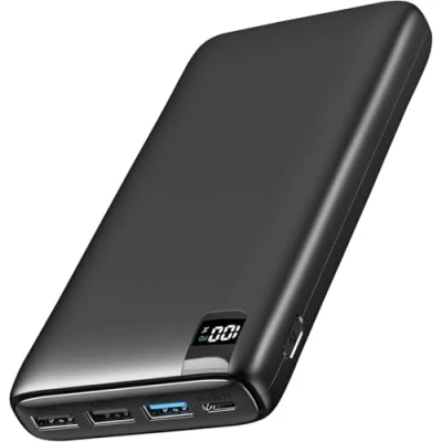 Image de A ADDTOP 26800mAh Batterie Externe, 22.5W PD Portable USB C Power Delivery avec Ecran LCD Bank 4 Ports pour Smartphone, Tablets et Autres