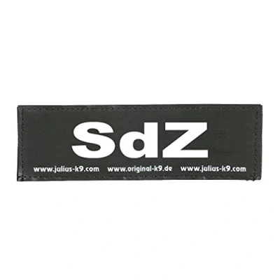 Image de JULIUS K 9 Patchs interchangeables SDZ, 1 Paire, Taille L, Noir