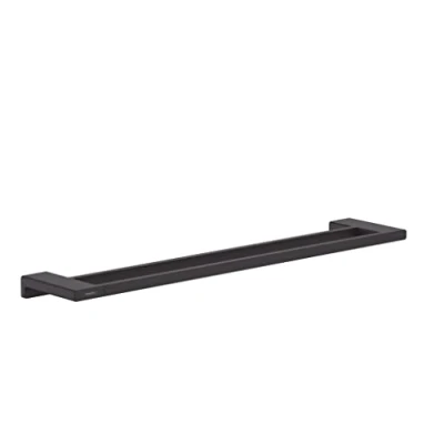 Image de hansgrohe AddStoris Porte serviettes double rail 648 mm, noir mat, 41743670