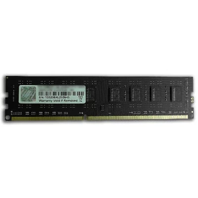 Image de G.SKILL RAM PC3 10600 / DDR3 1333 Mhz F3 10600CL9S 4GBNT Value Series NT