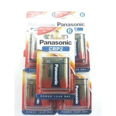 Image de Pile au Lithium Panasonic CRP2 6 V Blister 1 x5 Paquet de 5