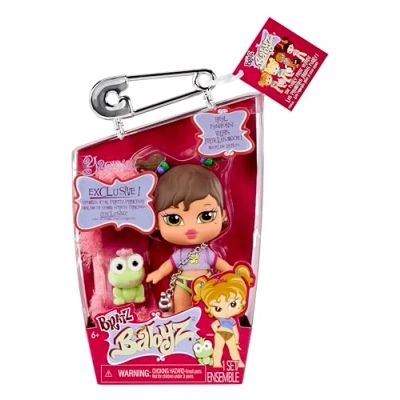 Image de Bratz Babyz Poupée Mannequin à Collectionner Yasmin avec des Vraies Tenues et Animal de Compagnie Jouet pour Enfant Idéal À Partir 6 Ans