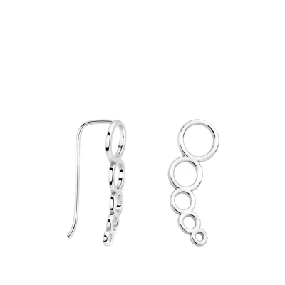 Image de Sofia Milani Circle Boucles d&#039;oreilles, Femme, Taille: One Size, Silver coloured