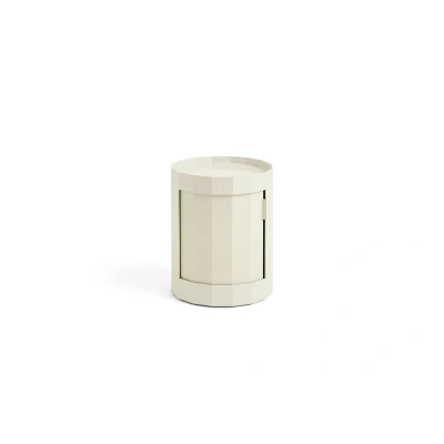 Image de HAY Table d&#039;appoint Facet Cabinet low 49 cm Eggshell