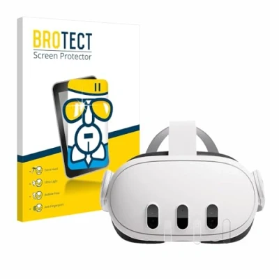 Image de brotect Protection Écran Verre pour Meta Quest 3 Film Protecteur Vitre 9H [Anti Rayures, Transparent]