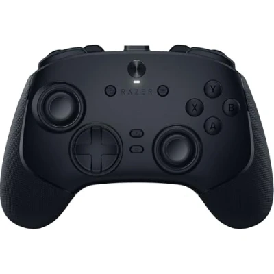 Image de Razer Wolverine V3 Pro 8K PC Manette esport sans fil pour (8K Hz HyperPolling, Sticks TMR avec capuchons interchangeables, 4 boutons arrières et 2 poussoirs (griffe)) Noir
