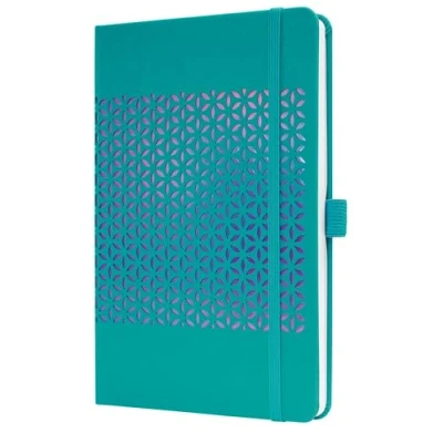 Image de SIGEL J5215 FALSCHA5, couverture rigide, turquoise, certifié FSC Jolie