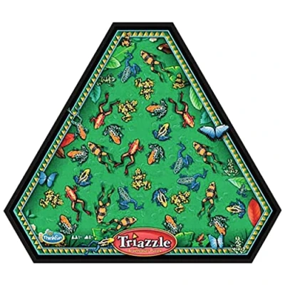 Image de ThinkFun Frogs 76490 Triazzle Grenouilles, Un Puzzle logique pour Enfants et Adultes à partir de 8 Ans