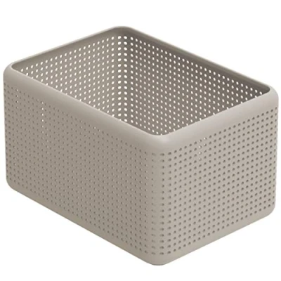Image de Rotho Madei Boîte de rangement 13l, Plastique (PP) sans BPA, cappuccino, 13l (32.6 x 23.8 18.8 cm)